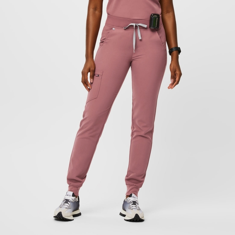 Figs Mauve High Waisted Zamora Jogger